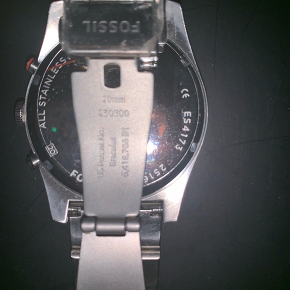 Fossil Watch Pink Plastic Covering 